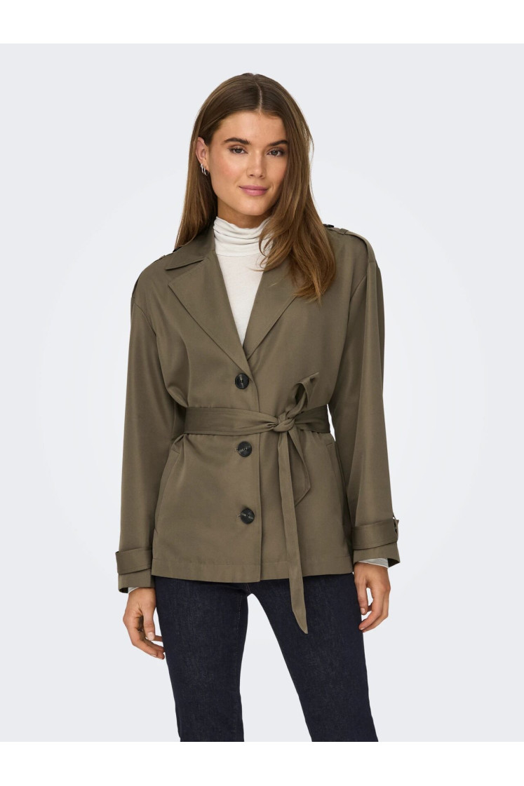 Gabardine ONLY ONLLINE Short Treenchcoat